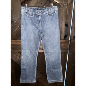 VTG Y2K Nautica Jeans Women's 12 Boot‎ Cut Denim Low Rise